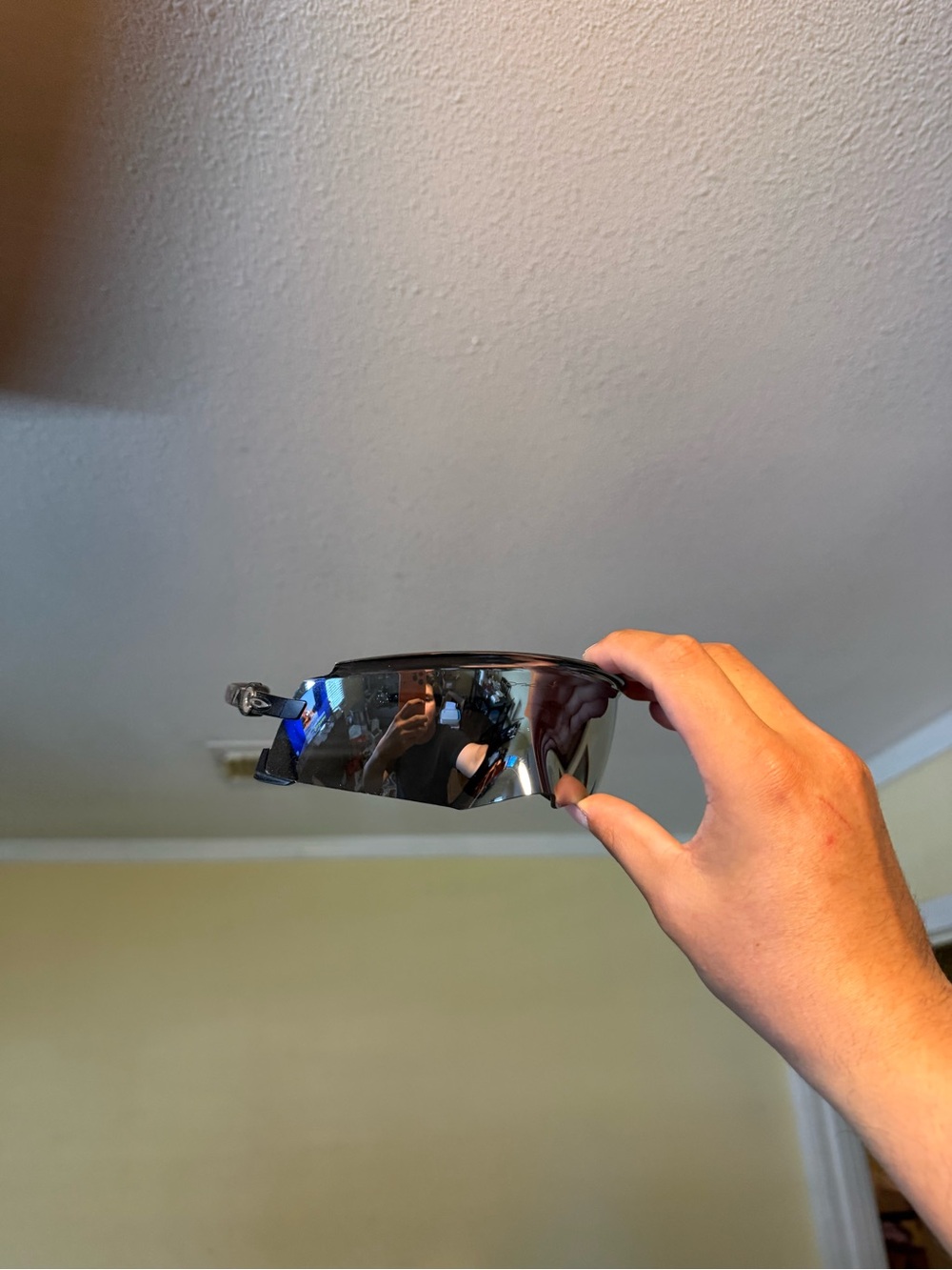 Smoked Visor Sunglass Lens - Mirrored Black Oakley Oakleys